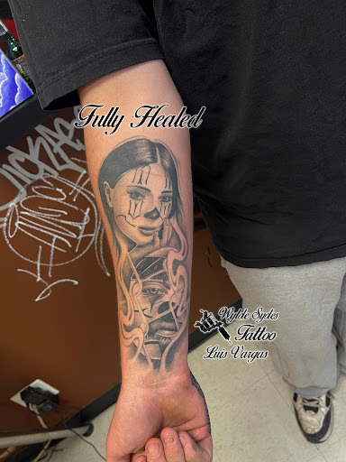 Explore cover up ideas for name tattoos, creative tattoo ideas in San Diego, available at Wylde Sydes Tattoo & Body Piercing