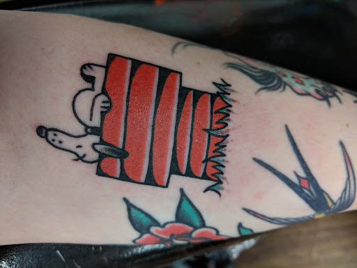 Explore name on neck tattoo ideas, creative tattoo ideas in Ann Arbor, available at Name Brand Tattoo