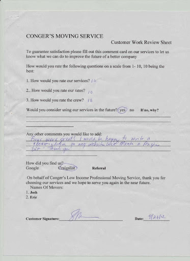 Moving and Storage Service «Congers Moving Services ODOT#165666», reviews and photos, 430 56th St, Springfield, OR 97478, USA