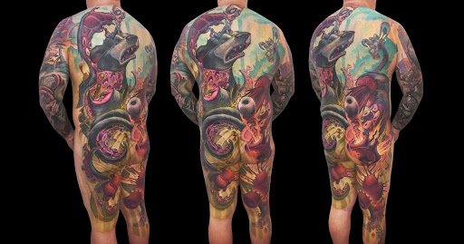 Explore bmx tattoo ideas, creative tattoo ideas in Richmond, available at Loose Screw Tattoo