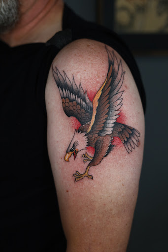 Explore english bulldog tattoo ideas, creative tattoo ideas in Southfield, available at Enki Tattoo