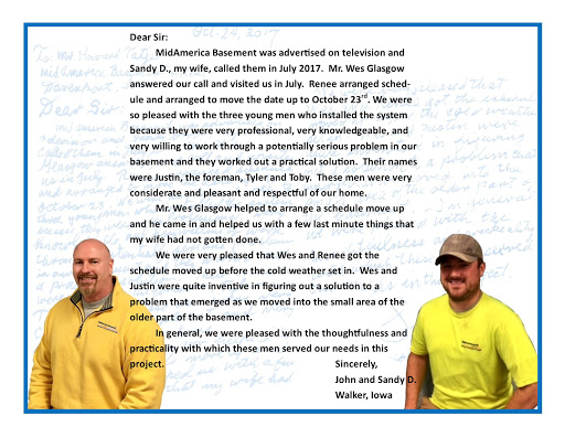 Waterproofing Company «MidAmerica Basement Systems», reviews and photos