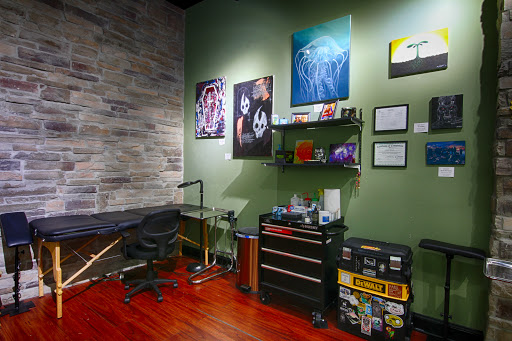 Explore filler sleeve tattoo ideas, creative tattoo ideas in Oviedo, available at Homesick Tattoo Studio & Gallery