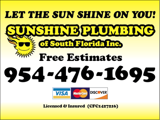 Plumber «Sunshine Plumbing of South Florida Inc.», reviews and photos, 4611 S University Dr, Davie, FL 33328, USA
