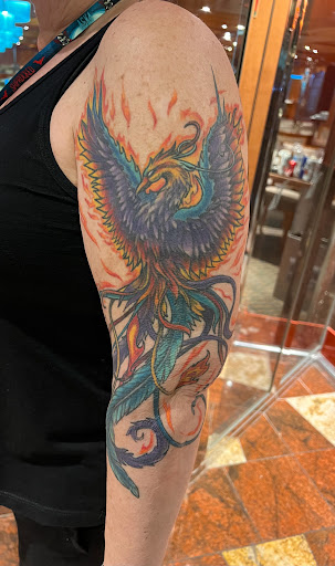 Explore couple his and her tattoo ideas, creative tattoo ideas in Fort Myers Beach, available at Paradise Tattoo