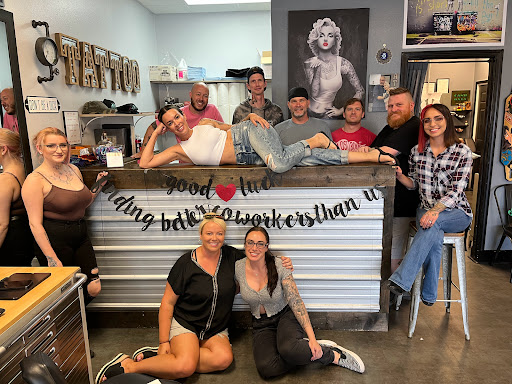 Explore lady thigh tattoo ideas, creative tattoo ideas in Navarre, available at Eleven 11 Tattoo Studio