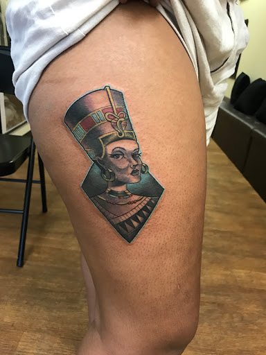 Explore cross tattoo ideas for men, creative tattoo ideas in Atlanta, available at Golden Anchor Tattoo