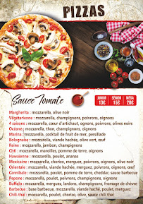 Carte du Pizza Grill à Wattignies