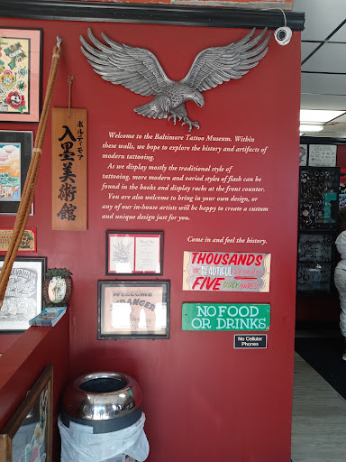 Tattoo Shop «Baltimore Tattoo Museum», reviews and photos, 1534 Eastern Ave, Baltimore, MD 21231, USA