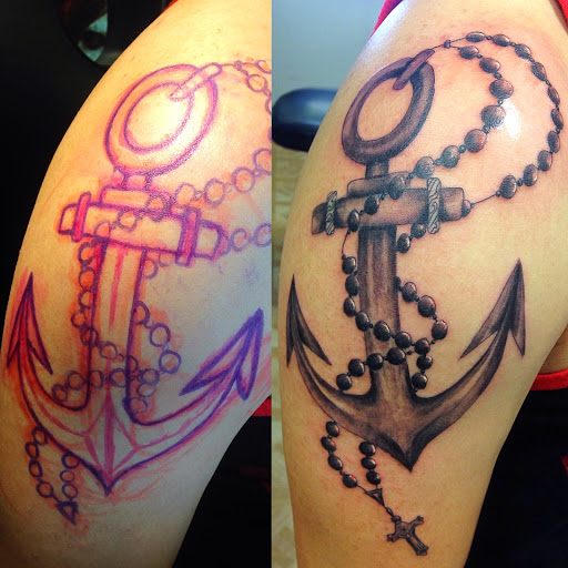 Explore hard worker tattoo ideas, creative tattoo ideas in Hawthorne, available at Sinless Tattoo