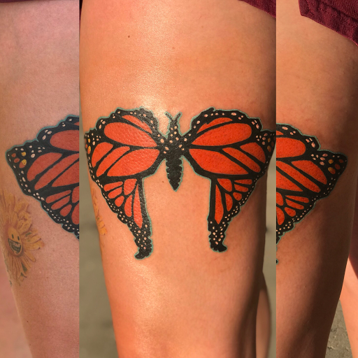 Explore husband wife matching tattoo ideas, creative tattoo ideas in Aurora, available at Ronin Tattoo Studio INC