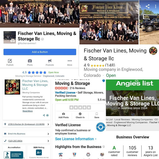 Moving Company «Fischer Van Lines, Moving & Storage llc», reviews and photos, 651 E 66th Ave, Denver, CO 80229, USA