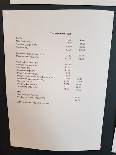 Comments and reviews of The Kilpin Beer Cafe