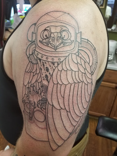 Explore underarm tattoo ideas, creative tattoo ideas in Little Falls, available at Elliotts Tattoo