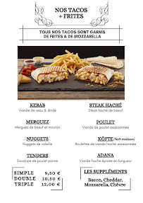 Kebab O’DELICES RESTAURANT KEBAB à Douarnenez (le menu)