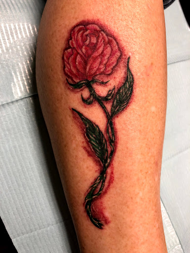 Explore patch work tattoo ideas, creative tattoo ideas in Seymour, available at American Gypsy Tattoo Corp.