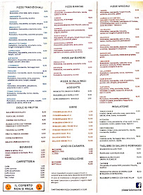Menu du Pizzeria La Macina à Sommacampagna