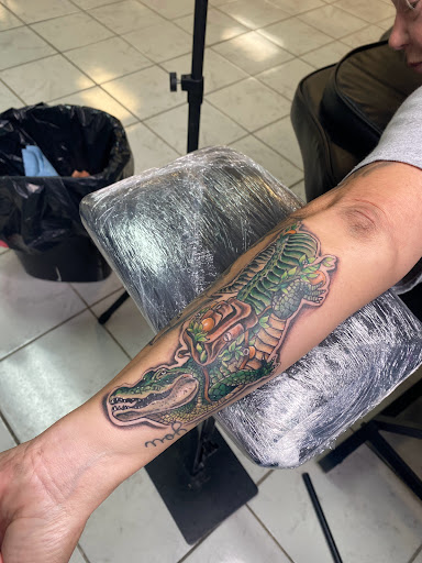 Explore fighting rooster tattoo ideas, creative tattoo ideas in Lake Wales, available at Body Armor Tattoo & Piercings