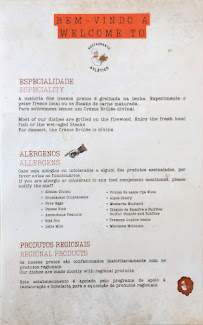 Menu / carte de Restaurant Atletico à Horta