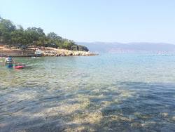 Glavotok camp beach'in fotoğrafı - Çocuklu aile gezginleri için önerilir