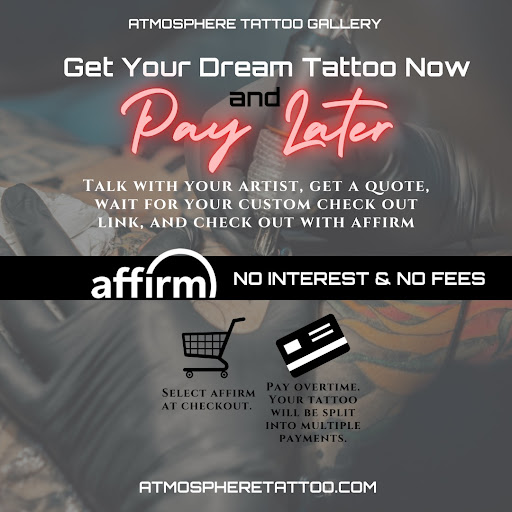 Explore female thigh tattoo ideas, creative tattoo ideas in Schaumburg, available at Atmosphere Tattoo Gallery - Schaumburg