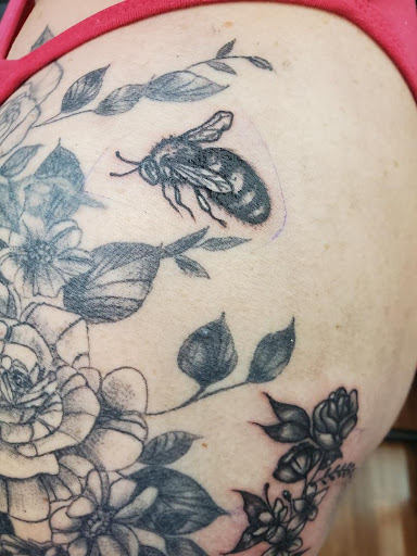 Explore landscape tattoo ideas, creative tattoo ideas in Cocoa, available at Rorschach Tattoo Shop and Piercing Studio