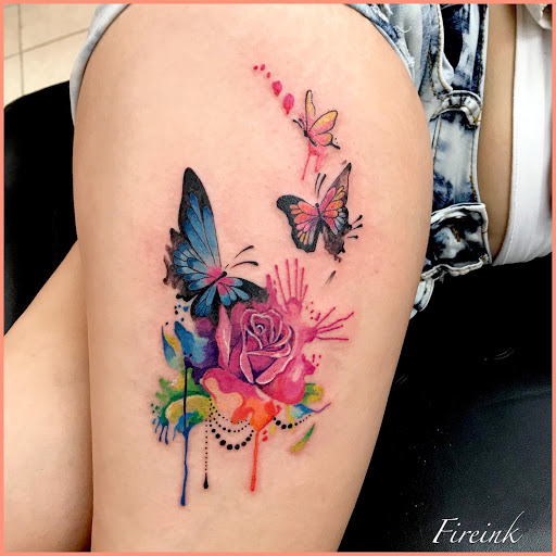 Explore great lakes tattoo ideas, creative tattoo ideas in Key Largo, available at Fire Ink Tattoo