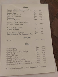 Menu / carte de Trattoria Del Grillo à Parma
