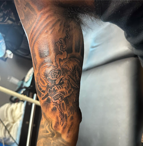 Explore tattoo ideas sleeve male, creative tattoo ideas in Hudson Falls, available at ALTERED ADDICTION TATTOOS