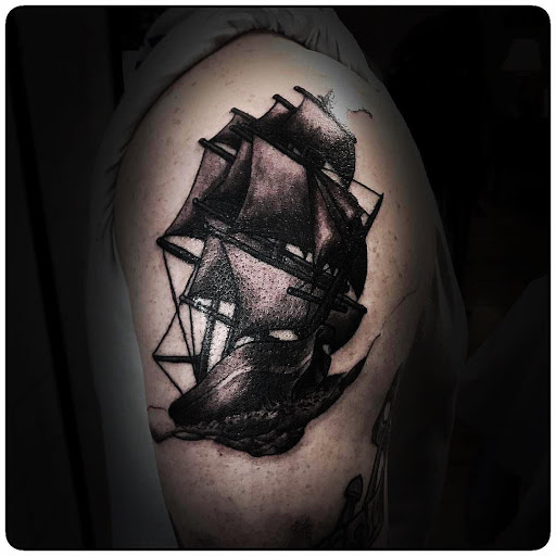 Explore spouse name tattoo ideas, creative tattoo ideas in Charlotte, available at Canvas Tattoo & Art Gallery