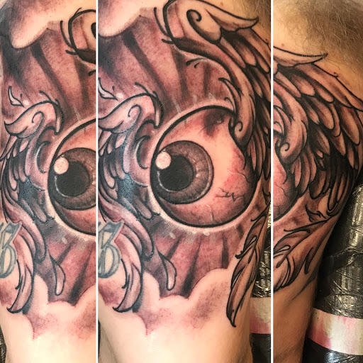 Explore elk tattoo ideas, creative tattoo ideas in Augusta, available at Mr. Tattoo