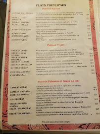 Restaurant Agra Laval à Laval menu