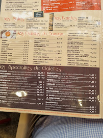 Timothy à Saint-Malo menu