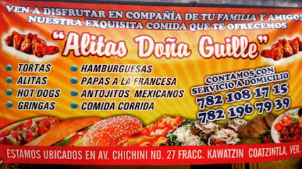 Alitas doña guille - 93160, Av. Chichini #27, Ka Watsin, 93164 Coatzintla, Ver., Mexico