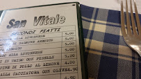 Trattoria San Vitale à Pistoia menu