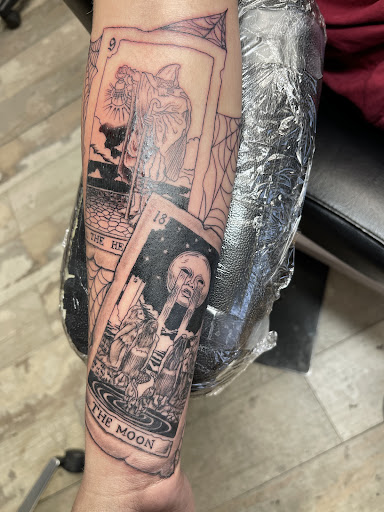 Explore aquaman tattoo ideas, creative tattoo ideas in Des Moines, available at Skin Kitchen Tattoo