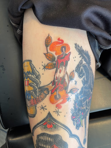 Explore tattoo photography ideas, creative tattoo ideas in Palm Harbor, available at Angry Owl Tattoo and Piercing