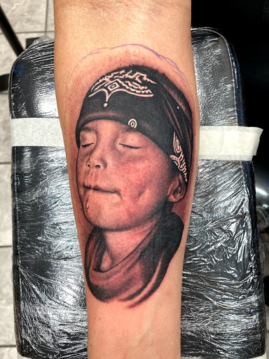 Explore vacation tattoo ideas, creative tattoo ideas in Enid, available at Culture Tattoo