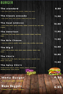 Menu / carte de G13 Smash Burger à Bondy
