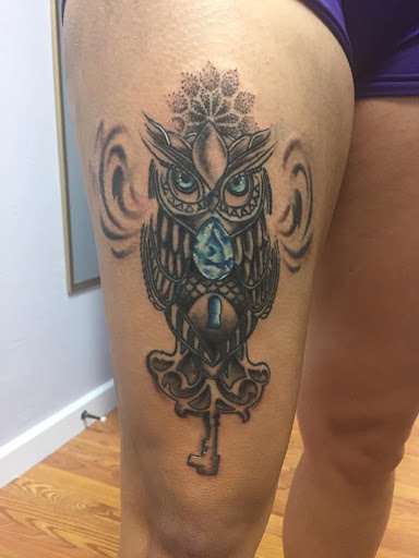 Explore tattoo on bicep ideas, creative tattoo ideas in Fond Du Lac, available at Underground Ink