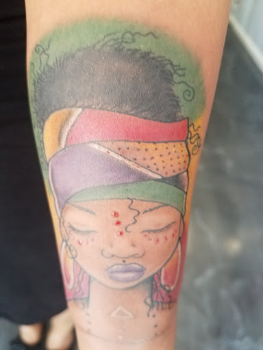 Explore dark tattoo cover up ideas, creative tattoo ideas in Yorktown, available at Army Navy Tattoo