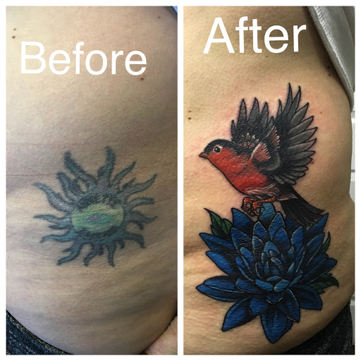 Explore swamp tattoo ideas, creative tattoo ideas in Princeton, available at The Asylum Tattoos & Fine Art