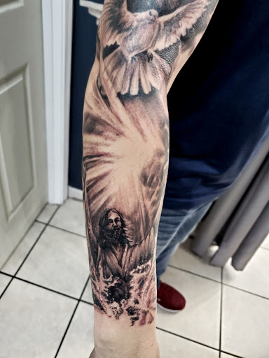 Explore elephant tattoo ideas small, creative tattoo ideas in Winder, available at Agape Ink Tattoos & Piercings