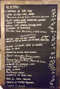 Chez Delphine à Paris menu
