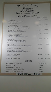 Antica Pizzeria D'è Figliole à Caserta menu