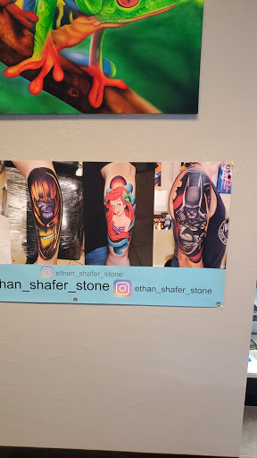 Explore back arm tattoo ideas for guys, creative tattoo ideas in Oklahoma City, available at Creative Tattoos