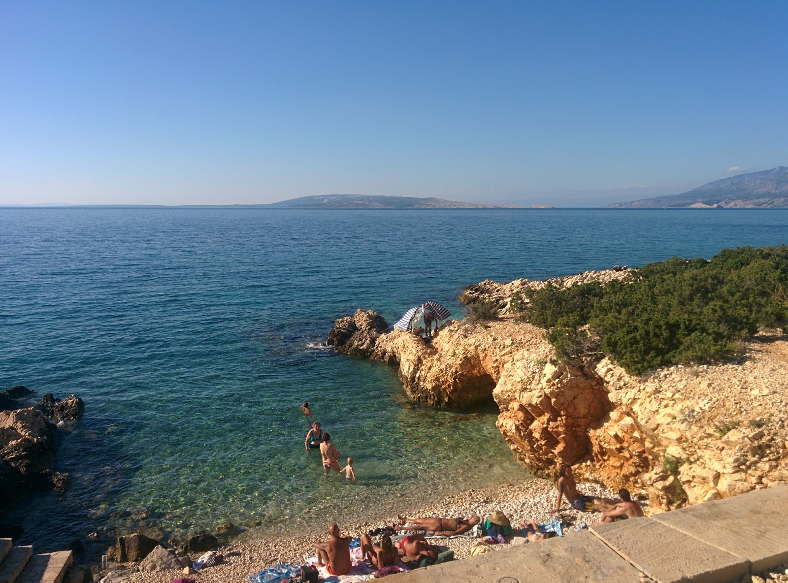 Photo de Jadra beach situé dans une zone naturelle