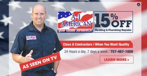 Plumber «A-1 American Services», reviews and photos, 1620 Centerville Turnpike Suite 113, Virginia Beach, VA 23464, USA