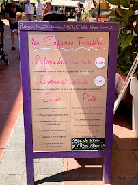 Restaurant Les Enfants Terribles à Menton (la carte)