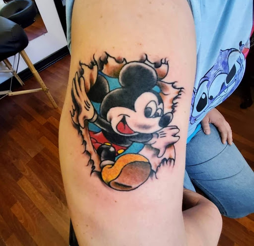 Explore dad fishing tattoo ideas, creative tattoo ideas in Spokane, available at Feel Good Ink